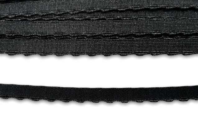 Резинка бельевая 10 мм, черная 2