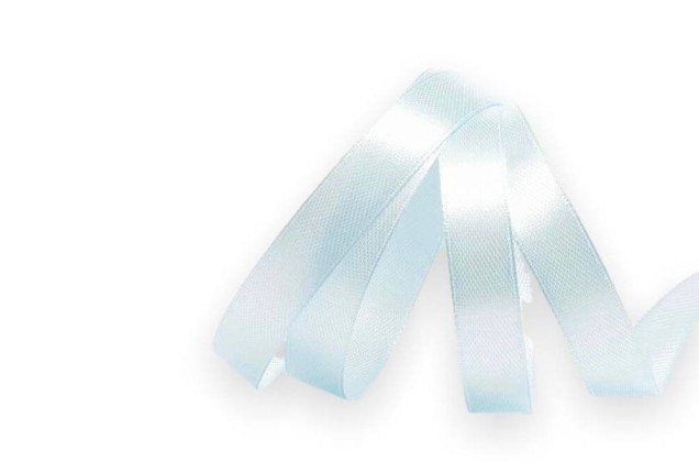 Лента атласная IDEAL, 12 мм, светло-голубая