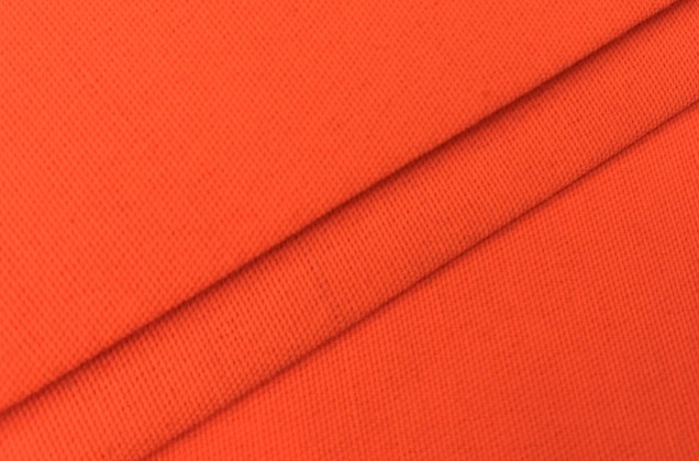 Ткань Грета, оранжевый люмин