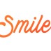 Термонаклейка, Smile, шрифт оранжевый, 12.5х4.8 см