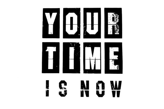 Термонаклейка, Your Time is Now, 13х11.3 см