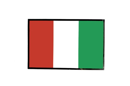 Термонаклейка, Флаг Италии, 7х10.5 с