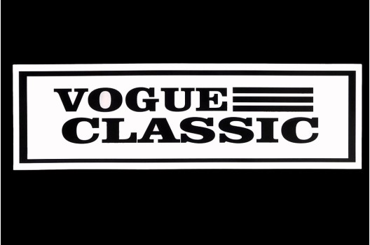 Термонаклейка, Vogue Classic на белом, 25.9х7.9 см