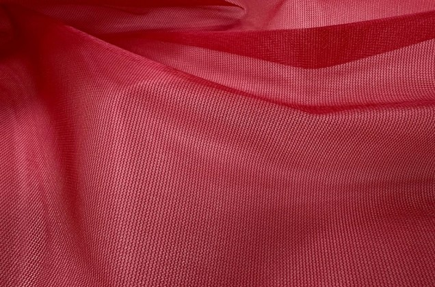Корсетная сетка Seffaf Tul, 300 см, красная, арт. 53 1