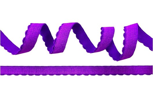 Резинка бельевая 12 мм, фиолетовый неон
