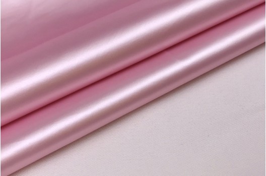 Плащевая ткань, перламутровый розовый