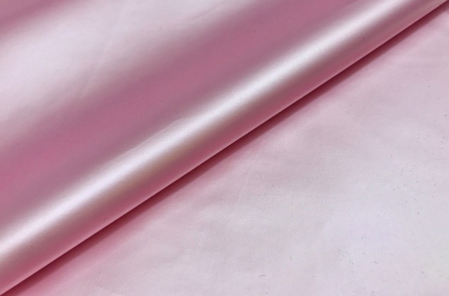Плащевая ткань, перламутровый розовый 1