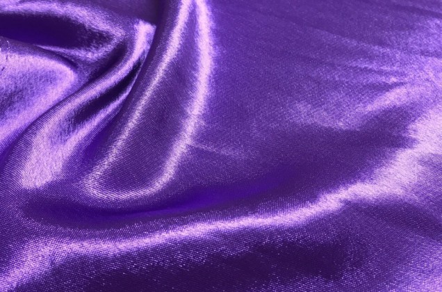 Креп-сатин, фиолетовый