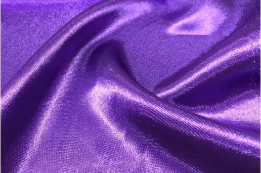 Креп-сатин, фиолетовый