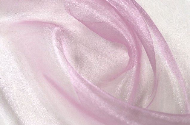 Органза, нежно-розовая 1