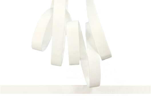 Резинка бельевая матовая (для бретелей) 10 мм, теплый белый