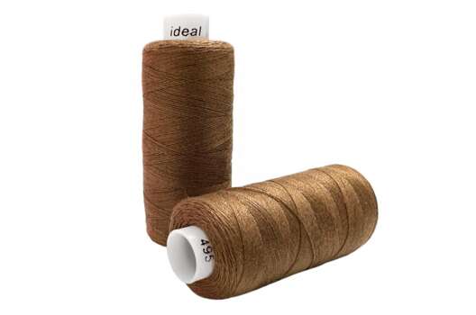 Нитки бытовые IDEAL, 40/2, 366 метров, цвет 495 коричневые