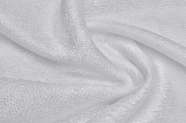 Тюль в крапинку с утяжелителем, белый, 300 см, Турция