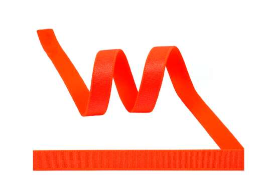 Резинка бельевая (для бретелей) 10 мм, оранжевая