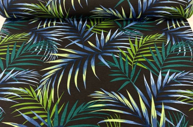 Дак (DUCK) Пальмовые листья на черном