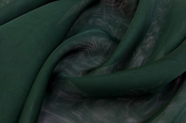 Шифон Винди, цвет темно-зеленый 3