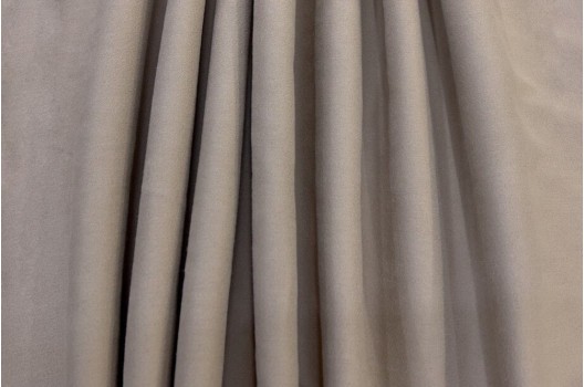 Портьерный блэкаут-замша 295 см, цвет бежевый, Турция