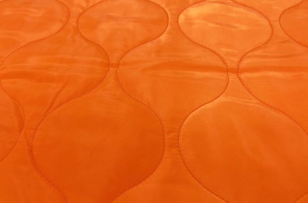 Курточная стежка на синтепоне, LOOK ярко-оранжевый 4