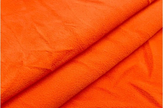 Флис подкладочный, оранжевый, Италия