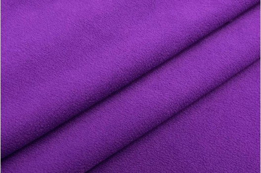 Флис подкладочный, насыщенный фиолетовый, Италия