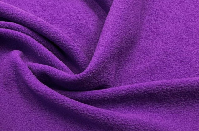 Флис подкладочный, насыщенный фиолетовый, Италия 1