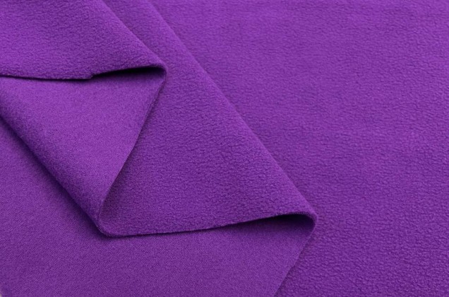 Флис подкладочный, насыщенный фиолетовый, Италия 2