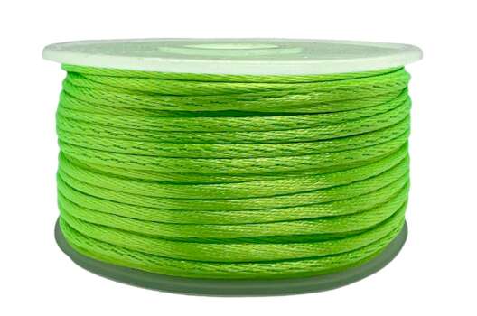 Шнур атласный, 2 мм, салатовый (3033)