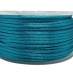 Шнур атласный, 2 мм, сине-зеленый (3154)