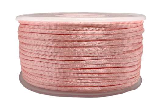 Шнур атласный, 2 мм, персиковый (3068)