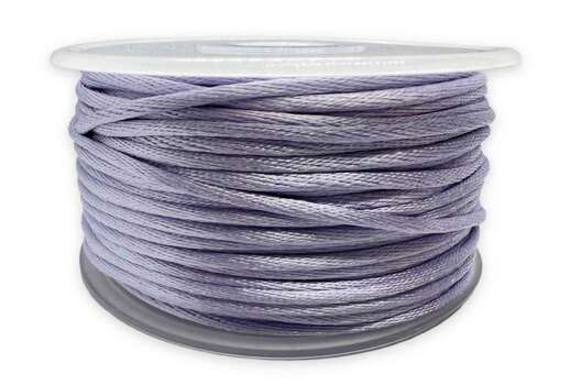 Шнур атласный, 2 мм, сиреневый (3111)