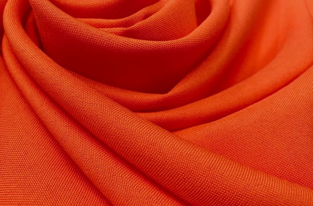 Габардин, ярко-оранжевый, арт. 160 1