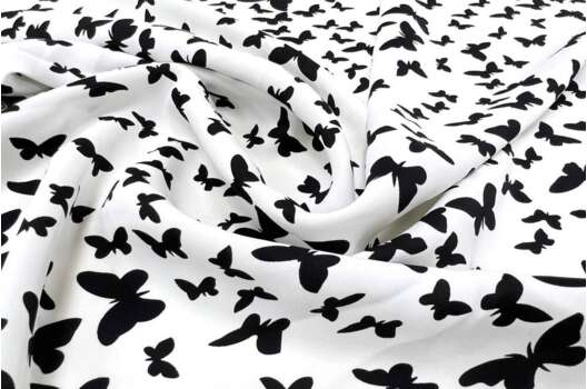 Московский софт принт, Бабочки на белом