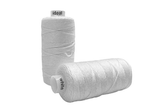 Нитки джинсовые IDEAL, 20/3, цвет белый