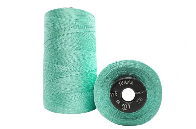 Нитки швейные универсальные Tuana №120 (5000 м) цвет 331 ментол