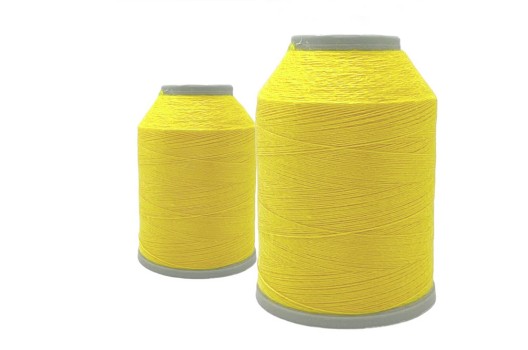 Нитки швейные универсальные Tuana №120 (450 м) цвет 352 желтый