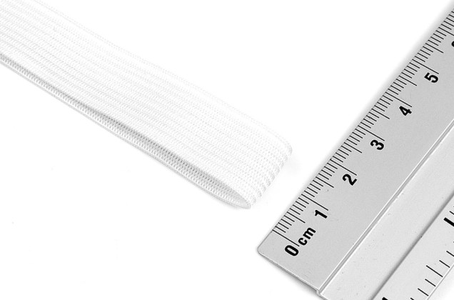 Резинка эластичная белая 15 мм 1