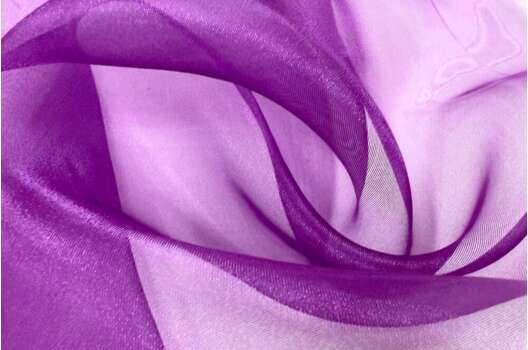 Органза, темно-сиреневая