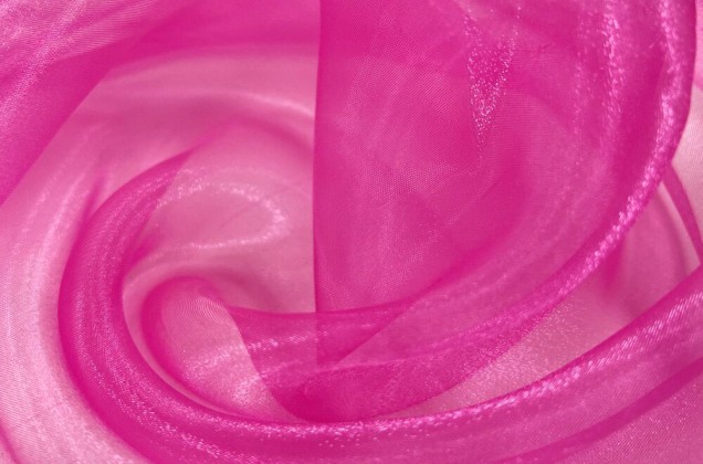 Органза, темно-розовая 1