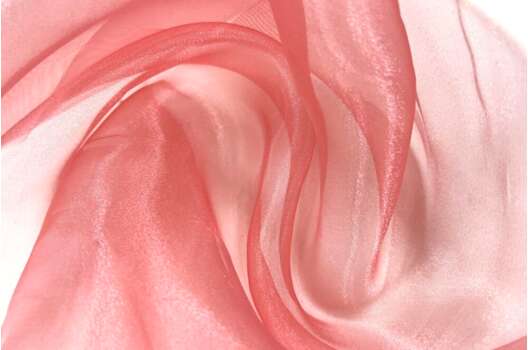 Органза, коралловая