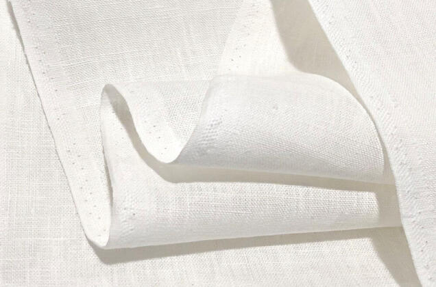 Лен скатертный 09С52 (101), молоко 1