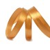 Лента атласная 12 мм цвет: золотой