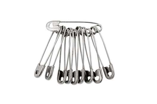 Булавки английские С-56, 28 мм, никель, уп. 10 шт.