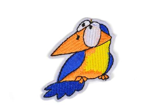 Термоаппликация Птичка, 6.6х6 см