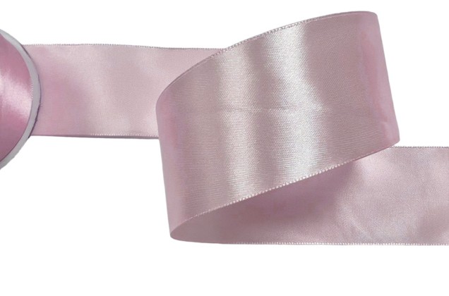 Лента атласная IDEAL, 50 мм, холодно-розовая (3057)
