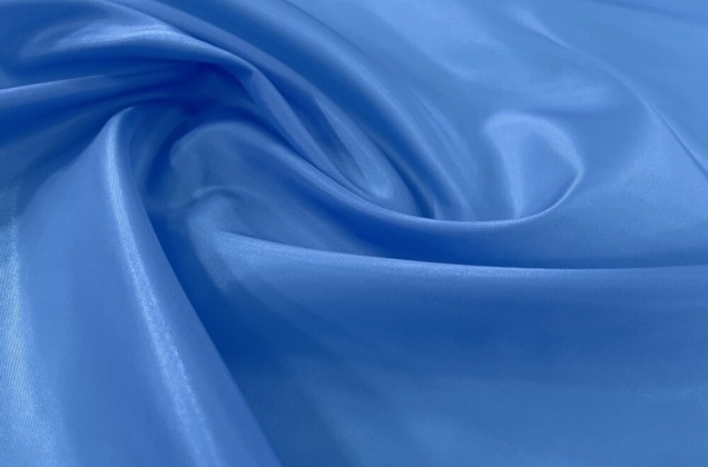 Подкладка нейлон, яркий голубой 1
