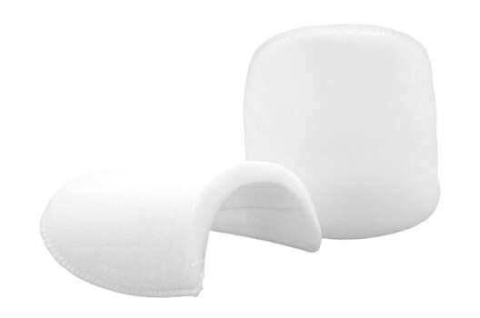 Подплечники втачные, белые, 16 мм