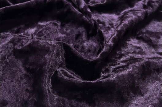 Бархат крэш (мрамор), черничная ночь, арт. 34