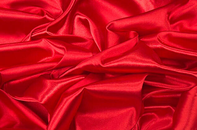 Атлас стрейч, красный 1