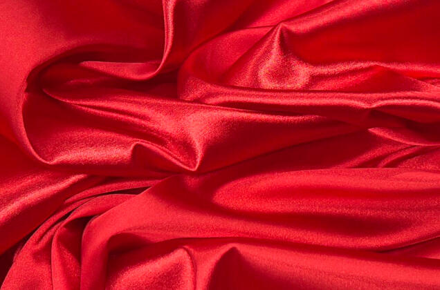 Атлас стрейч, красный 2