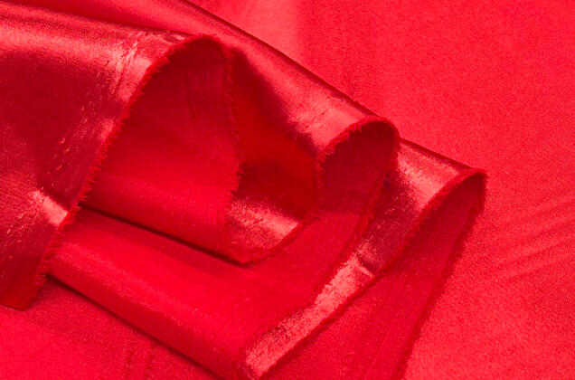 Атлас стрейч, красный 3